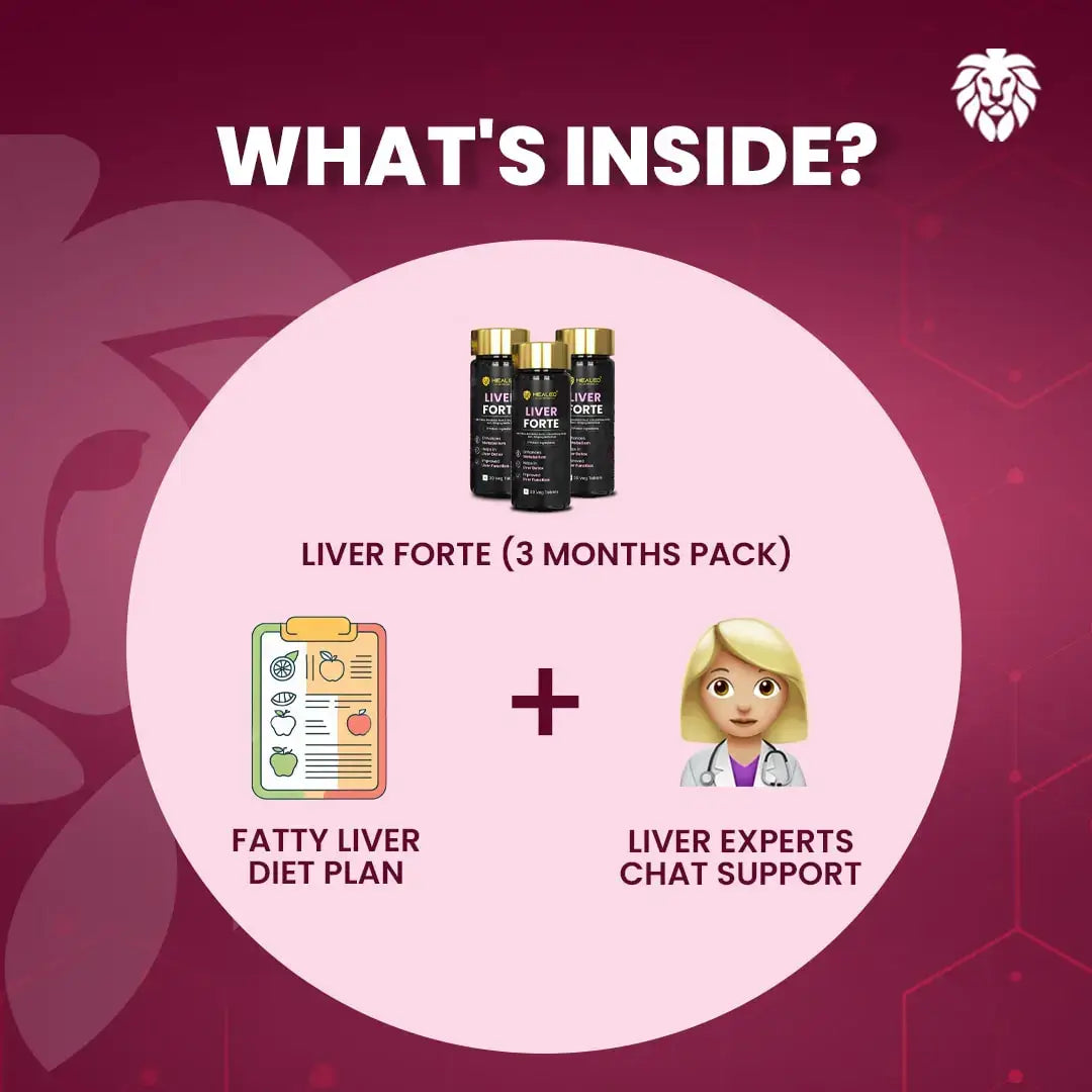 Liver Forte | 90 Day Fatty Liver Detox Challenge by Healeo